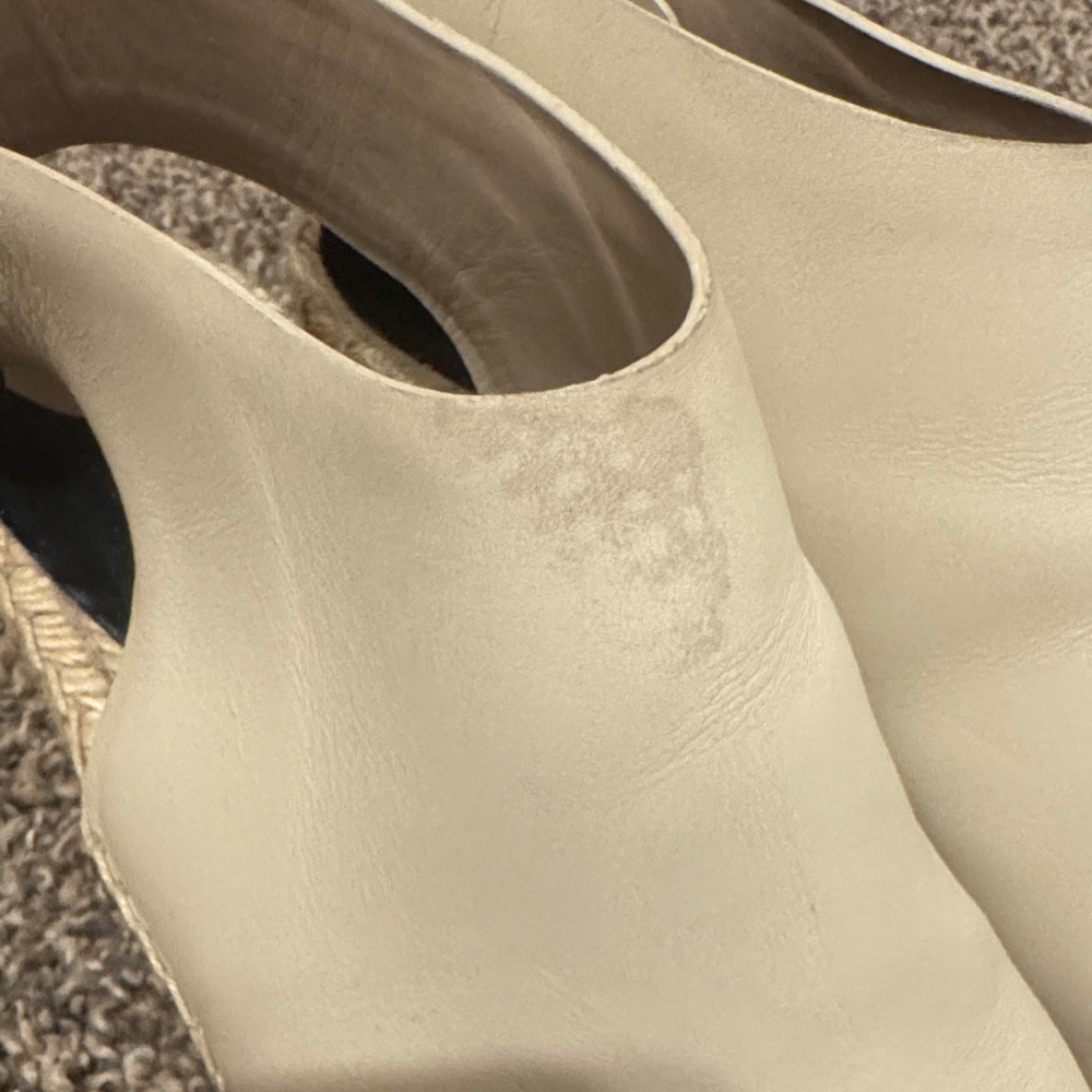 Celine Cream Espadrille Wedges - Picture 5 of 8